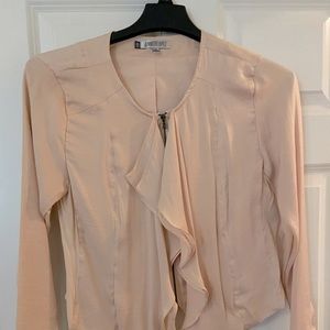 Ladies cute zip up light weight jacket